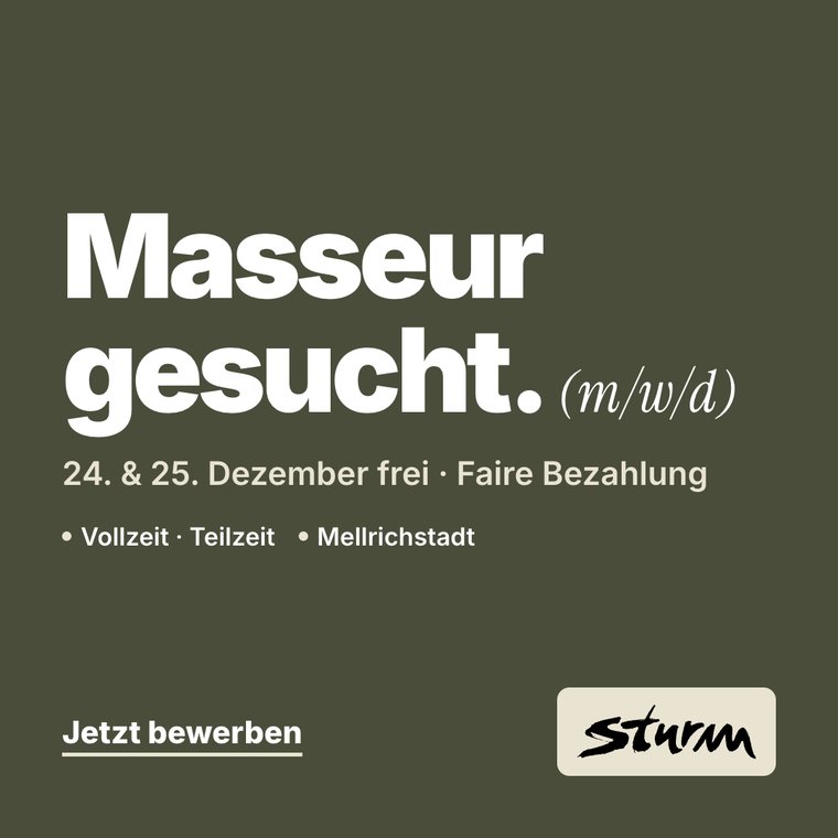 Stellenbezeichnung auf Grün