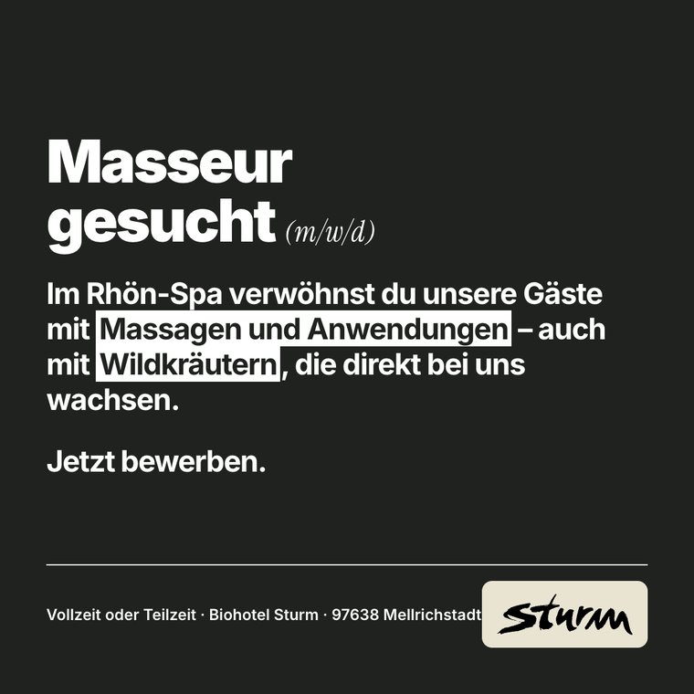 Satz an Bewerberinnen und Bewerber